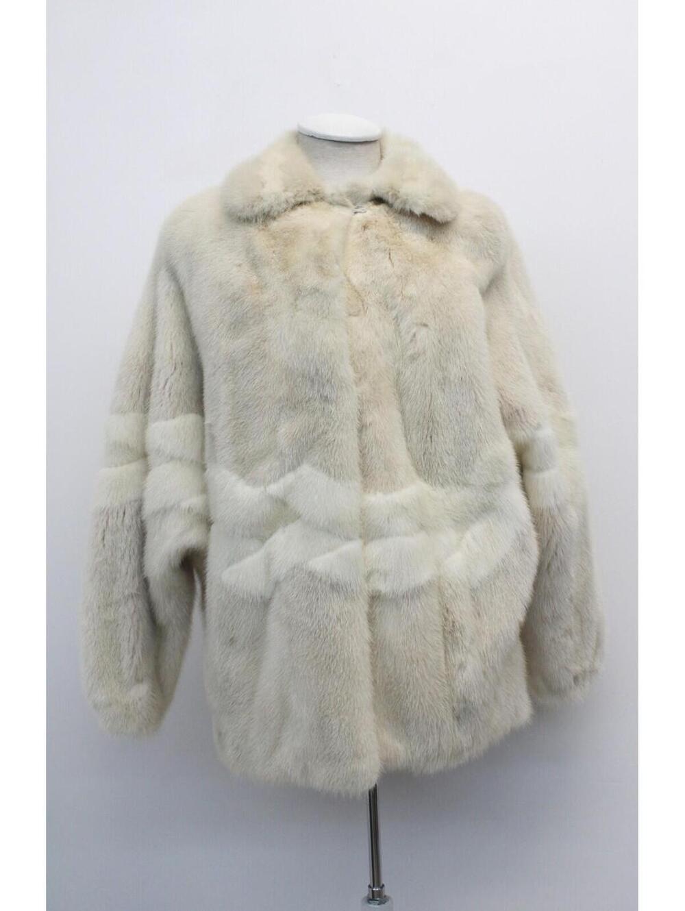 SHOWROOM NEW CANADIAN BLUSH MINK FUR JACKET COAT WOMEN WOMAN SIZE 8-10 MEDIUM